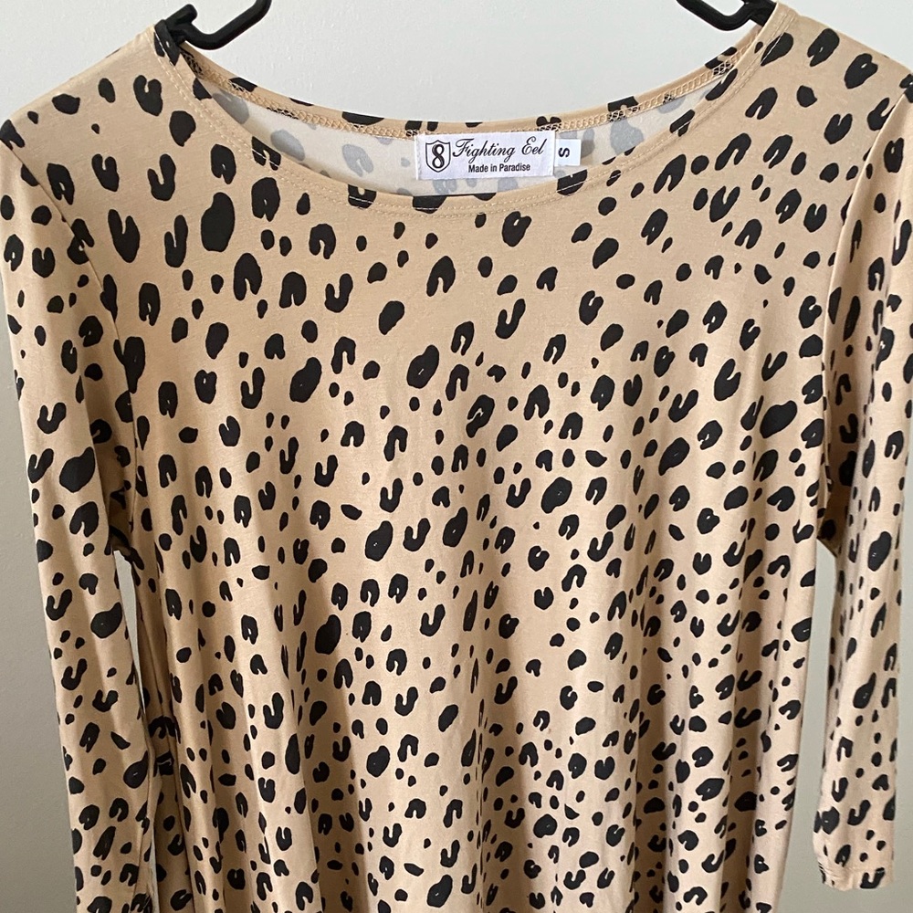 Fighting Eel Leopard Print Dress